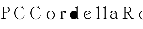 PCCordellaRoman Regular.ttf
