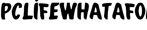 PCLifeWhatafont Regular.ttf