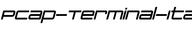 PCap Terminal Italic.otf