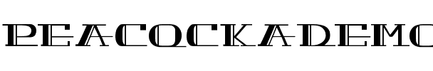 PEACOCK DEMO normal Regular.otf