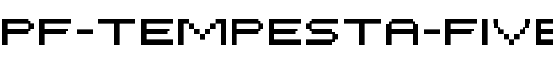 PF Tempesta Five Extended Regular.ttf