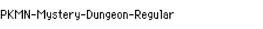 PKMN Mystery Dungeon Regular.ttf