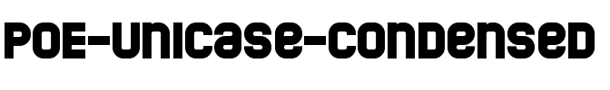 POE Unicase Condensed Normal.ttf