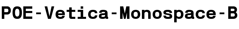 POE Vetica Monospace Normal.ttf