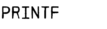 PRINTF Regular.ttf