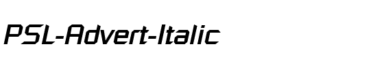 PSL Advert Italic.ttf