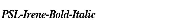 PSL Irene Bold Italic.ttf