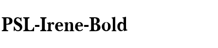 PSL Irene Bold.ttf