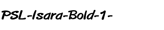 PSL-Isara Bold.ttf