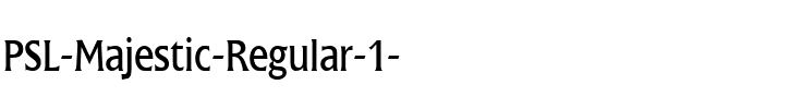 PSL-Majestic Regular.ttf
