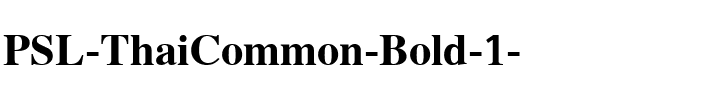 PSL-ThaiCommon Bold.ttf