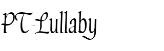 PT Lullaby Normal.ttf