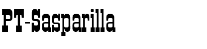 PT Sasparilla Normal.ttf