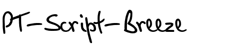PT Script Breeze Regular.ttf