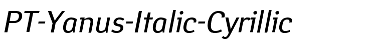 YanusC Italic.ttf