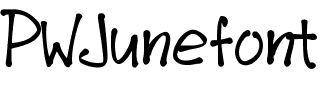 PWJunefont Medium.ttf