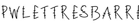 PWLettresbarres Medium.ttf