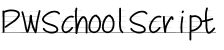 PWSchoolScript Medium.ttf