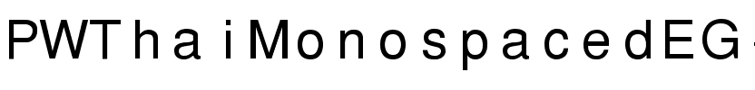 PWThaiMonospacedEG Regular.ttf