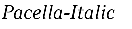 Pacella Italic.ttf