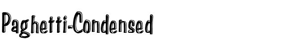 Paghetti Condensed Normal.ttf