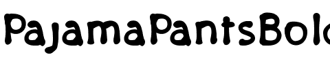 PajamaPantsBold Bold.ttf