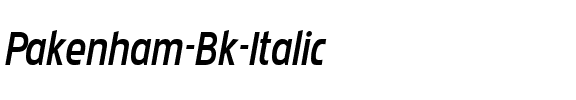 Pakenham Bk Italic.ttf