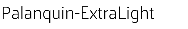 Palanquin ExtraLight Regular.ttf