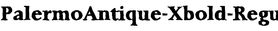 PalermoAntique-Xbold Regular.ttf