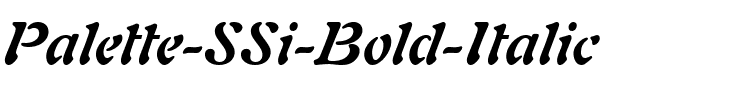 Palette SSi Bold Italic.ttf