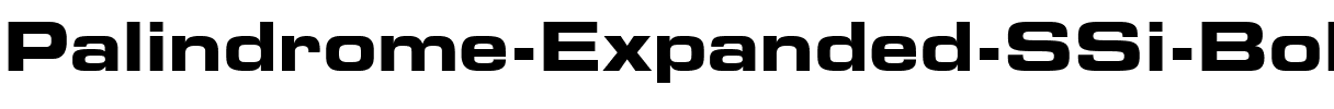 Palindrome Expanded SSi Bold Expanded .ttf