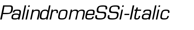 PalindromeSSi Italic.ttf