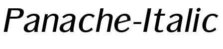 Panache Italic.ttf