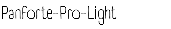 Panforte Pro Light.ttf