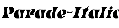 Parade Italic.ttf