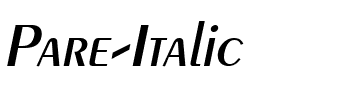 Pare Italic.ttf
