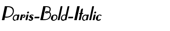 Paris Bold Italic.ttf