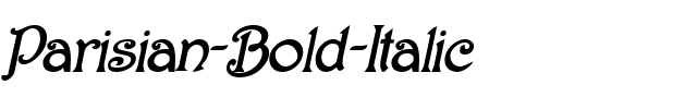 Parisian  Bold Italic.ttf