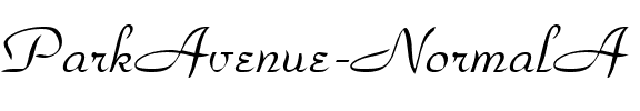 ParkAvenue NormalA.ttf