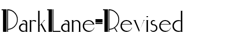 ParkLane Revised Regular.ttf