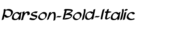 Parson Bold Italic.ttf