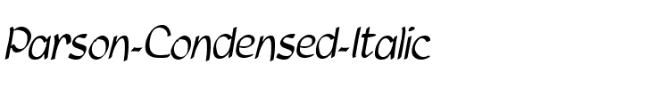 Parson-Condensed Italic.ttf