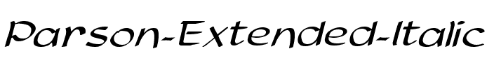 Parson-Extended Italic.ttf
