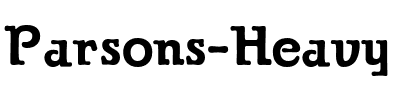 Parsons Regular.ttf