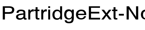 PartridgeExt-No Regular.ttf