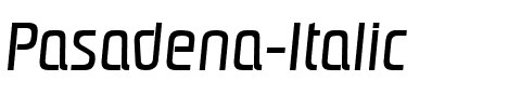 Pasadena Italic.ttf