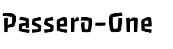 Passero One Regular.ttf