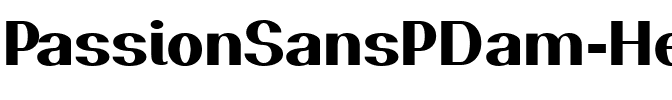 PassionSansPDam Heavy.ttf