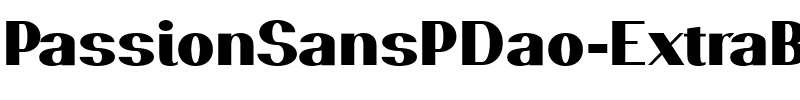 PassionSansPDao ExtraBold.ttf