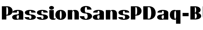 PassionSansPDaq Black.ttf